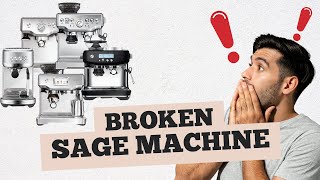 Sage Coffee Machine Repair Troubleshooting Your Machine [upl. by Ryley301]