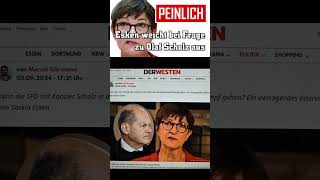 Wackelt Scholz Kanzlerkandidatur Esken weicht Fragen aus beim ZDFInterview [upl. by Deering501]