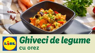 Ghiveci de legume cu orez • reteta Bucataria Lidl [upl. by Anayeek]