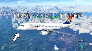 My first flight on VATSIM chaotic [upl. by Acirem]