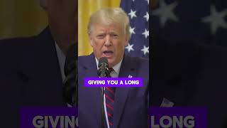 President Trump HUMILIATES Arrogant Reporter for Asking This Dumb Question 🔥😎 shorts [upl. by Fatsug209]