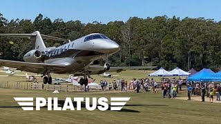 PC24 – INCREDIBLE Grass Landing at The Vale Airstrip in Tasmania [upl. by Oriana]