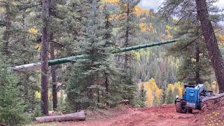 Tower Raising Priest Gulch Campground [upl. by Bitthia]