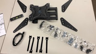 TV Wall mount unboxing and install Review [upl. by Arada]