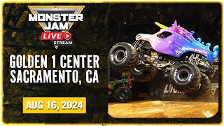 Monster Jam Sacramento CA  1 Full Event  August 16 2024  Monster Jam Arena Series [upl. by Pennie]