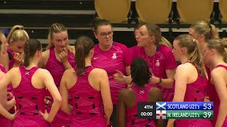 Netball Scotland U21s Scotland vs N Ireland [upl. by Marquardt]