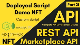 Deploying Script For Demo NFT Data  Create Custom Deploying Script To Upload NFT Data To Database [upl. by Horace]