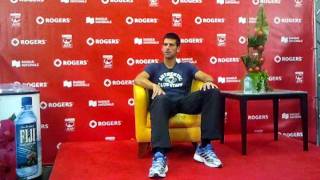 Novak speaks to the Serbian media [upl. by Nolie]