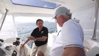 Catamaran Sailing Techniques  Downwind Sailing Tips [upl. by Anayik381]