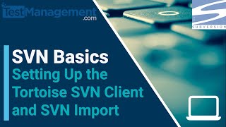 SVN Basics  Setting Up the Tortoise SVN Client and SVN Import [upl. by Edahsalof49]