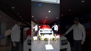 VIP DELIVERY OF WHITE LAND ROVER DEFENDER ❤️ defender dreamcar shorts viralshort [upl. by Aened]