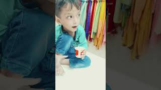 Saksham ne chai GiraliJal Gaya Bacha masti trend trending trendingshorts highlights [upl. by Yleve813]