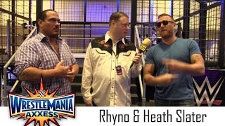 Heath Slater and Rhyno Interview  WWE Wrestlemania 33 Axxess [upl. by Usanis597]