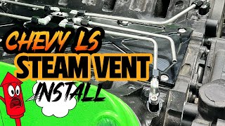 Motion Raceworks LS Steam Vent Install [upl. by Raama44]