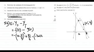 Grade 11 amp 12 Parabola and Straight line [upl. by Ramey]