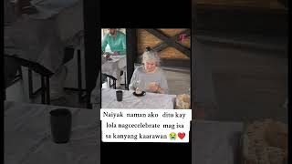 Nag celebrate SI Lola na siya lang Ang mag Isa cctovideonotmine viralvideo trending fyp [upl. by Floro]