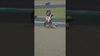 Slow motion crash motogp [upl. by Eniamsaj]