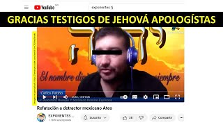 GRACIAS TESTIGOS DE JEHOVÁ APOLOGÍSTAS [upl. by Cerveny]