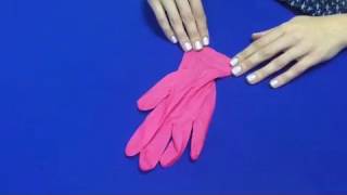 How to Don Nitrile Gloves [upl. by Prudence]