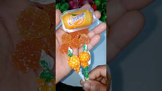 Orange Candy  🍊Jelly  Lollipop icecream shortvideo [upl. by Enimassej]