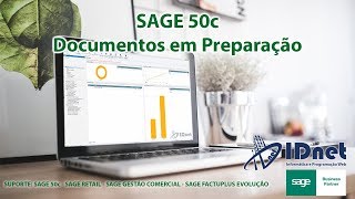 Manual Sage 50c  Utilizar Documentos em Preparação [upl. by Odilia300]