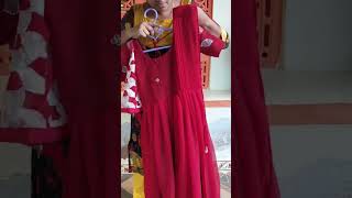 Part112 saree convert to shawl gown semma [upl. by Umeh336]