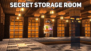 Minecraft Underground Storage Room Tutorial how to build 119 [upl. by Ardnahcal721]