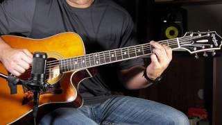 Epiphone Masterbuilt DR500MCE Guitar Demo Review [upl. by Sachiko754]