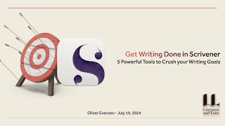 2024 Scrivener Tutorial Get Writing Done in Scrivener 5 Powerful Tools to Crush your Writing Goals [upl. by Rushing388]