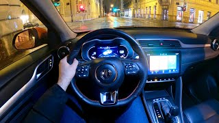 MG ZS 2022  NIGHT POV test drive 111 HP petrol Luxury [upl. by Joceline]