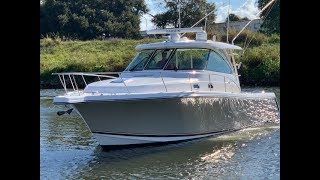 2015 Pursuit OS 385 Offshore brokerage offered by MarineMax Venice Fl [upl. by Pirri]