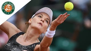 Agnieszka Radwanska  Top 5 Best Shots  RolandGarros 2017 [upl. by Melicent]