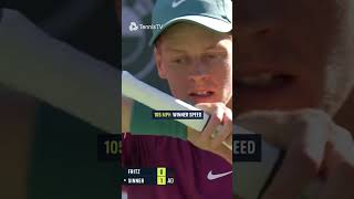 4 Rocket Jannik Sinner Forehands In 1 Game [upl. by Lockhart]