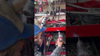 Mechanic Magnetic Rail Tool Organizer Install Tool Cart heavy duty Mac Rivet Gun auto center punch [upl. by Patterman779]