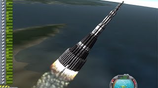 KSP Mars Ultra Direct Ludicrous single launch to Mars in Real Solar System [upl. by Rollin]