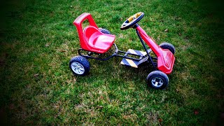 Kettcar gocart electric conversion No2 quotFerrariquot [upl. by Sivrahc]