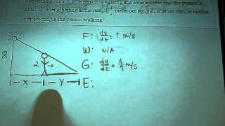 AB Calculus Related Rates Problem No 1 [upl. by Eilhsa832]