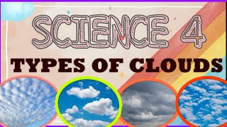 GRADE 4 TYPES OF CLOUDS  Stratus Cirrus Cumulus Nimbus science4 sciencelesson [upl. by Salvadore]