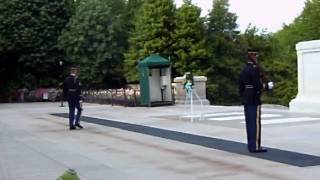 Changing of the Guard at Tomb of the Unkown Soldier Part 1 [upl. by Keiko]