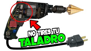 Antes de TIRAR tu viejo TALADRO eléctrico ROTO mira este VIDEO te interesa [upl. by Delora950]