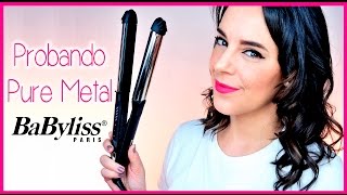 Poniendo a prueba la nueva Pure Metal 2 en 1 de Babyliss  Silvia Quiros Makeup [upl. by Nakah]