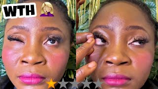 ASMR This MUA Almost Glued My Eyes SHUT 😅 [upl. by Phylys]