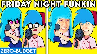 FNF UGH BUT EVERYONE SINGS IT WITH ZERO BUDGET FRIDAY NIGHT FUNKIN FUNNY PARODY BY LANKYBOX [upl. by Alusru445]