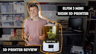 REVIEW  Nova3D Elfin 3 Mini Resin 3D Printer  The good the bad and the  good looking [upl. by Eesac580]