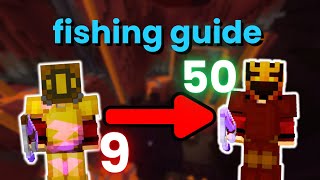 Mathematically Backed Fishing PROGRESSION Guide Hypixel Skyblock [upl. by Idnew]