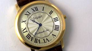 Stauer Ultimate Slim Timepiece [upl. by Ennovahs820]