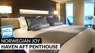 Norwegian Joy  The Haven AftFacing Penthouse with Balcony Tour amp Review 4K  Category HC [upl. by Aokek]