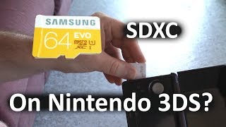 Using An SDXC Card On A Nintendo 3DS [upl. by Demona]