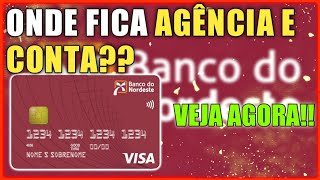 Como saber a Agência e Conta do cartão do Banco do Nordeste [upl. by Eimor]