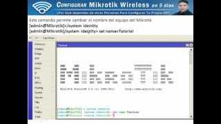 ¡¡Conoce cuales son los Comandos básicos de Mikrotik [upl. by Anamor]